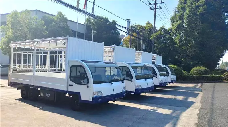 3噸電動平板車，工廠蓄電池搬運(yùn)車